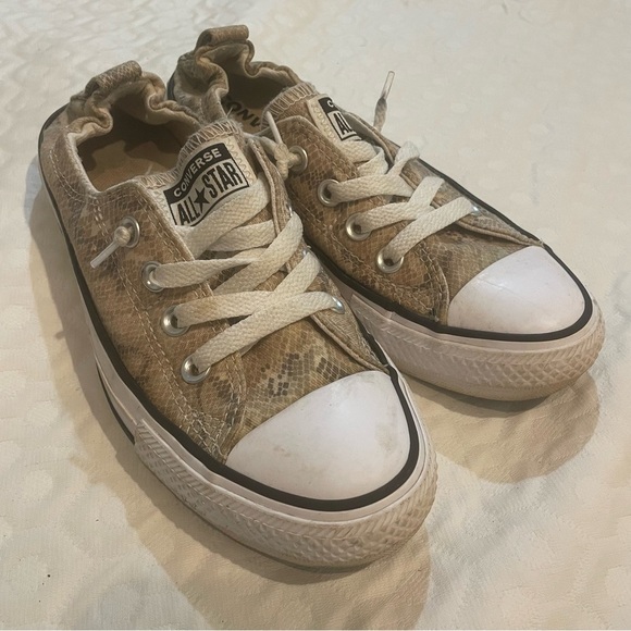 Converse Chuck Taylor All Star Shoreline Low Top Slip On Snake Print Women’s 7 - Picture 1 of 11